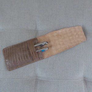 Handmade handcrafted 100% Genuine Leather Pen Case Handcraft